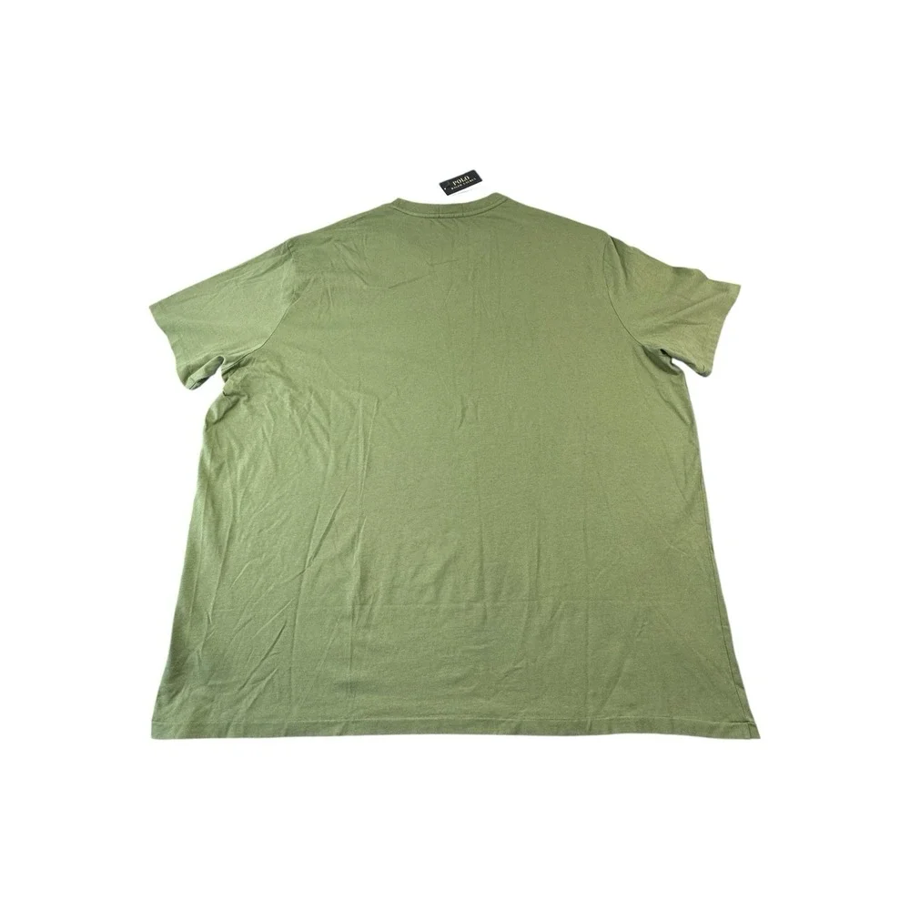 Polo Ralph Lauren Green Hawaiian Embroidered S/S Cotton T Shirt Size 5XLB NWT